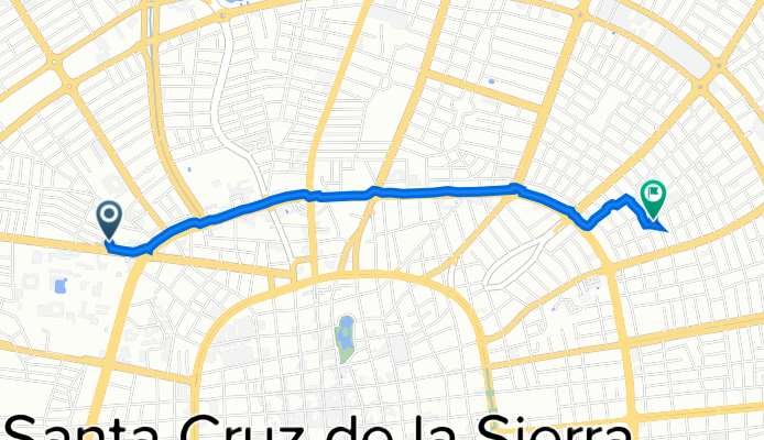 Calle Manuel Güemes, Santa Cruz de la Sierra a Pasillo Tapiti,