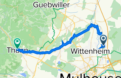 Route in der Bikemap App öffnen