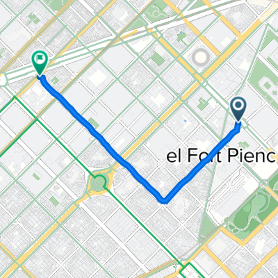 Carrer d'Ausiàs Marc, 151, Барселона до Carrer de València, 372, Барселона