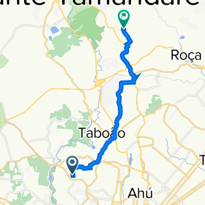 Rua Professor Hostílio Araújo, 163, Curitiba a Rua Campina Grande do Sul, 247, Casa 1, Almirante Tamandaré