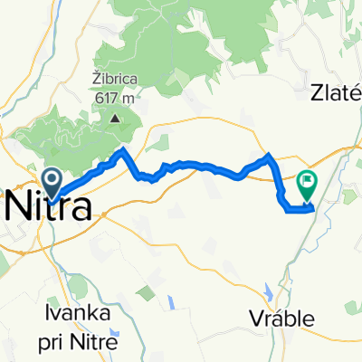 Nitra - Štitáre - Pohranice - Beladice - Slepčany v.n.