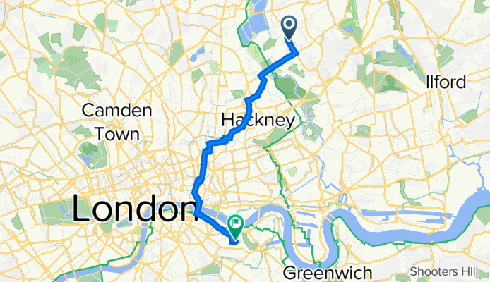 184 Markhouse Road, London to 100 Clement's Road, London