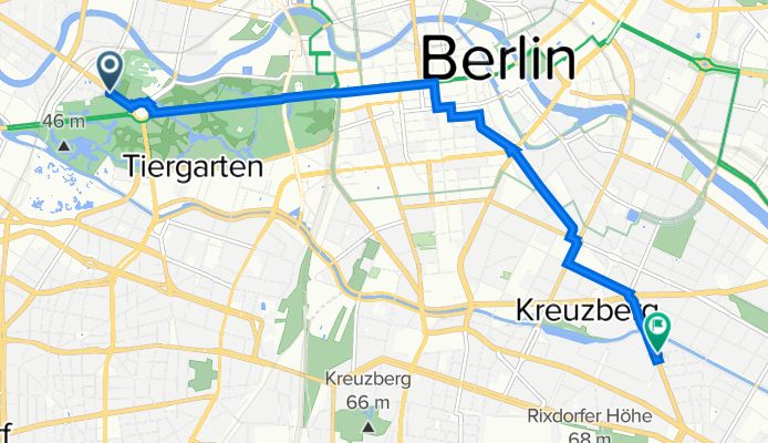 City Centre, Berlin to Kottbusser Damm 95, Berlin