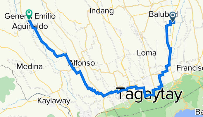 Lalaan I, Silang to Real, General Emilio Aguinaldo