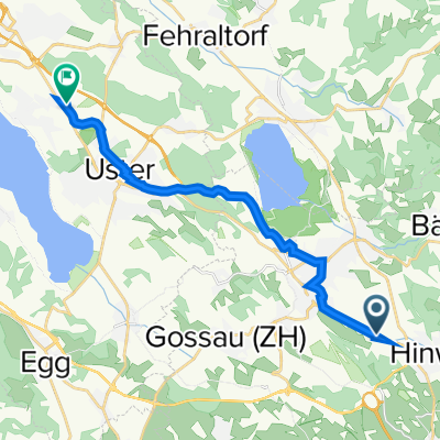 Hinwil nach Schwerzistrasse 28, Uster