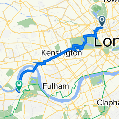 1 Marylebone High St, London to 96 Cleveland Gardens, London