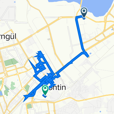 От CVGV+PCX, Баку до Murtuz Naghiyev, Bakı
