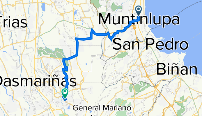 Asian Highway 26 19, Muntinlupa to Congressional Avenue, Dasmariñas