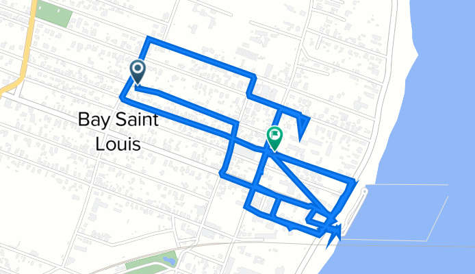 North Necaise Avenue 301, Bay St. Louis to North 2nd Street 209, Bay St. Louis