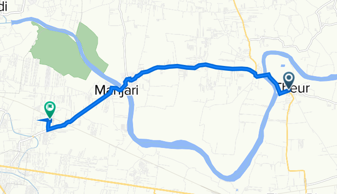 G2FW+F6R, Theur to Pune