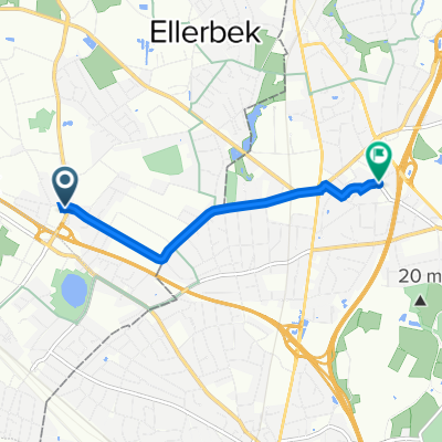 Heidestraße 96, Rellingen nach Frohmestraße 32, Hamburg