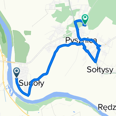 Żytnia 12, Stalowa Wola do Modrzewiowa 19, Pysznica