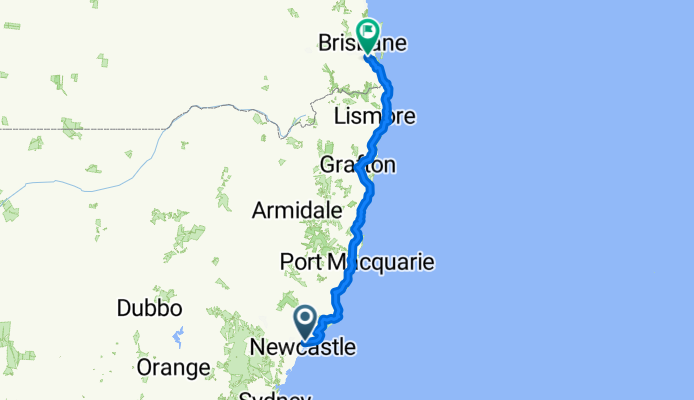 Newcastle to Bethania