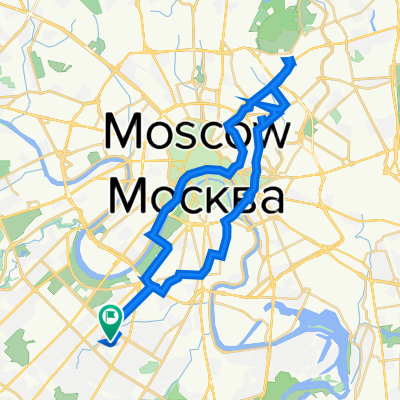 От улица Ивана Бабушкина 12 корпус 1, Москва до улица Ивана Бабушкина 12 корпус 1, Москва