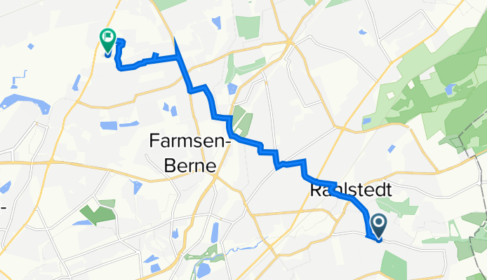 Brockdorffstraße 78, Hamburg nach Timmermannsredder 31, Hamburg
