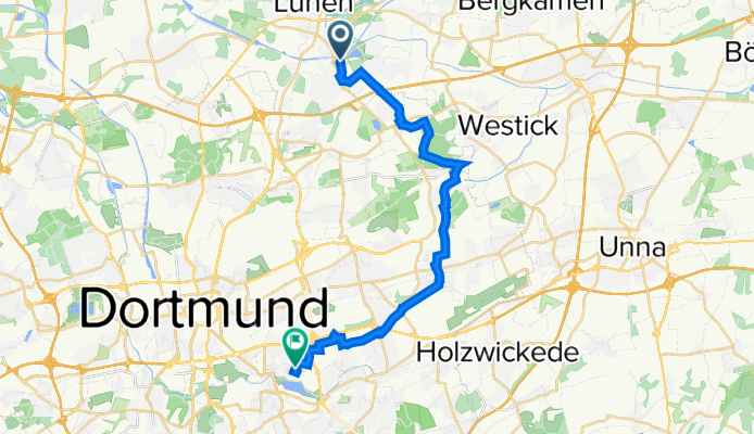 Lünen nach Am Winterberg 10, Dortmund