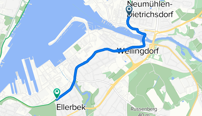 Heikendorfer Weg 46, Kiel nach Werftstraße 110–112, Kiel