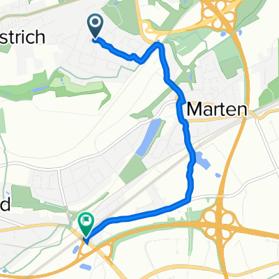 Mechtildstraße 22, Dortmund nach Borussiastraße 175, Dortmund