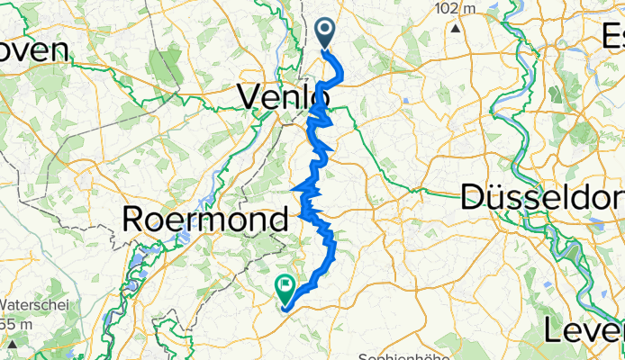 Ruhr-Rhein-Maas-Radweg 04.06.2011