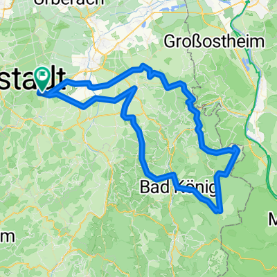 Bergige Tour-Roßd-Seckmauern-Roßd