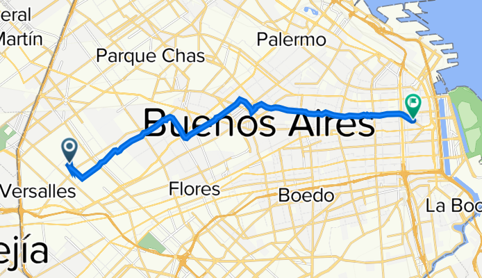 Arregui 5067, Buenos Aires a Teniente General Juan Domingo Perón 735, Buenos Aires