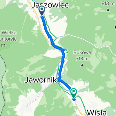 Wczasowa, Ustroń do 1 Maja, Wisła