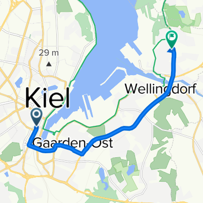 Sophienblatt 32, Kiel nach Langer Rehm 22, Kiel