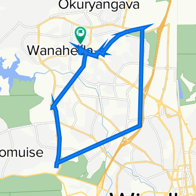 F2JV+WJX, Windhoek to F2JV+WJX, Windhoek