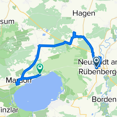 Marktstraße 22, Neustadt am Rübenberge nach Meerstraße, Neustadt am Rübenberge