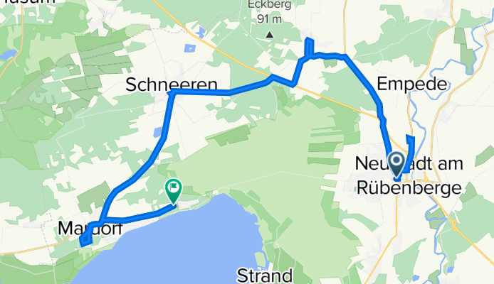 Marktstraße 22, Neustadt am Rübenberge nach Meerstraße, Neustadt am Rübenberge