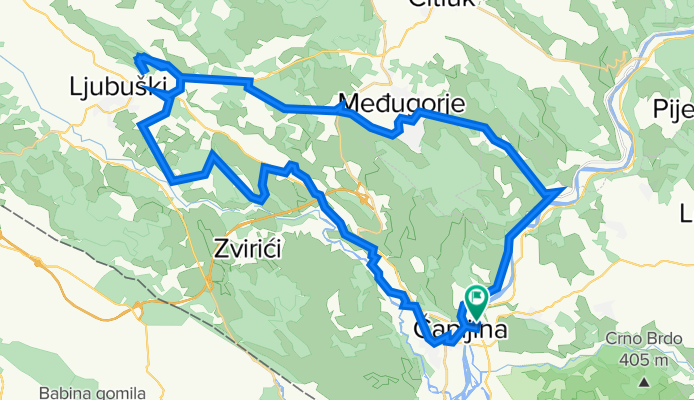 Međugorje - Ljubuški - Kravice