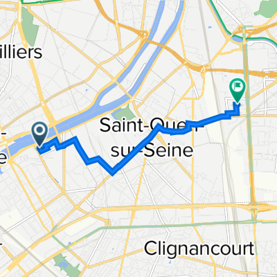 11 Rue des Frères Lumière, Clichy à 13 Rue Federico Fellini, Saint-Denis