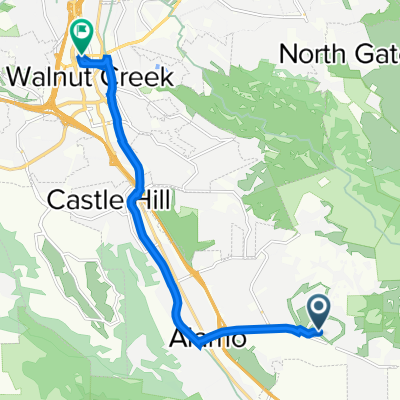 2369–2381 Roundhill Dr, Alamo to 1980 N Main St, Walnut Creek