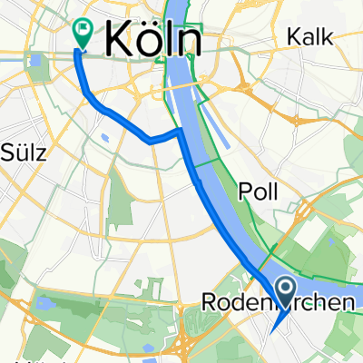 Hauptstraße 128, Cologne to Innenstadt, Cologne