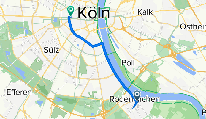 Hauptstraße 128, Cologne to Innenstadt, Cologne