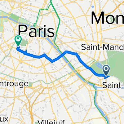 43 Avenue du Maréchal de Lattre de Tassigny, Charenton-le-Pont à 26 Rue Vavin, Paris