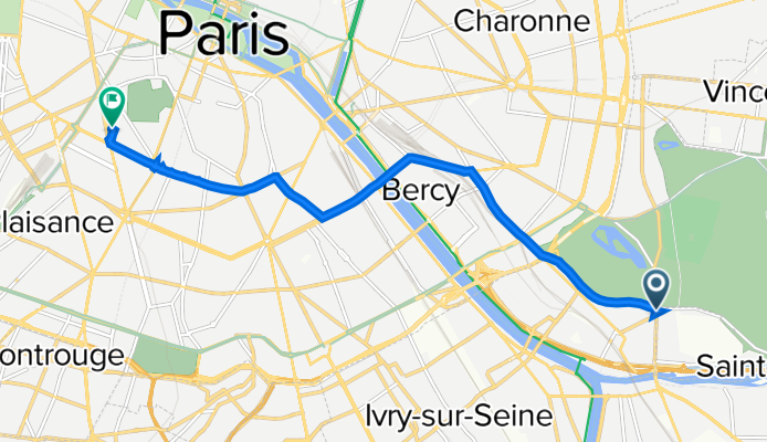 43 Avenue du Maréchal de Lattre de Tassigny, Charenton-le-Pont à 26 Rue Vavin, Paris