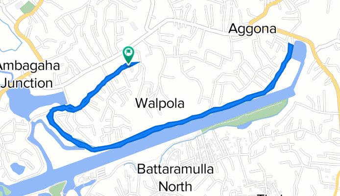 2nd Lane, Sri Jayewardenepura Kotte to 2nd Lane, Sri Jayewardenepura Kotte