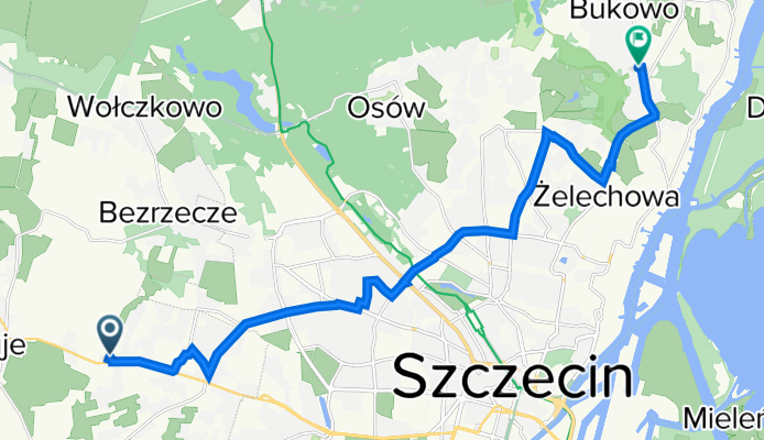 Lubieszyńska, Dobra (Szczecińska) do Ogrodnicza 22, Szczecin
