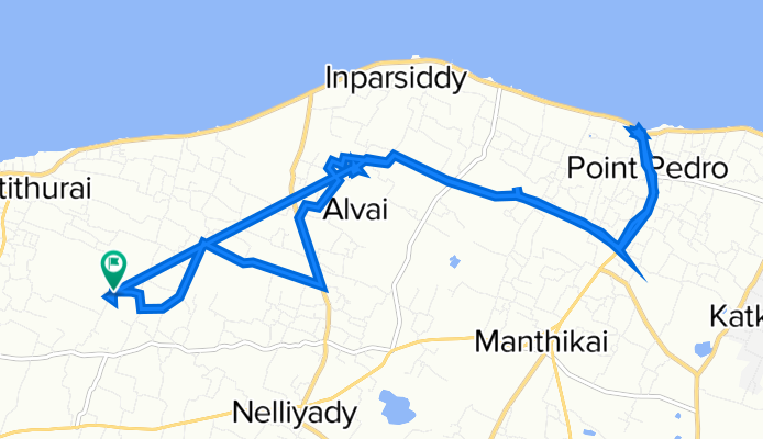 Ellangulam Street, Valvettithurai to Ellangulam Street, Valvettithurai