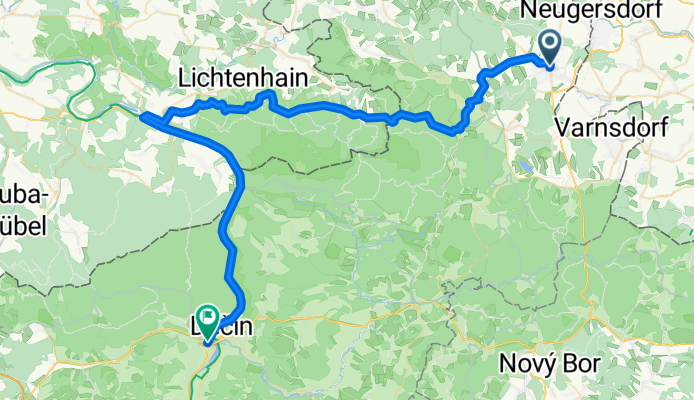 Rumburk - Bad Schandau - Děčín