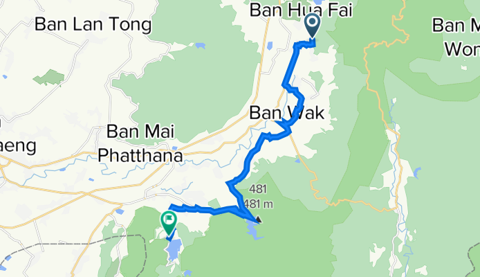 On Nuea, Mae On to On Tai, San Kamphaeng
