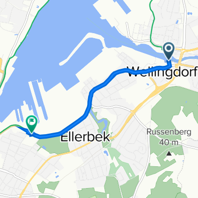An der Holsatiamühle 14, Kiel nach Werftstraße, Kiel