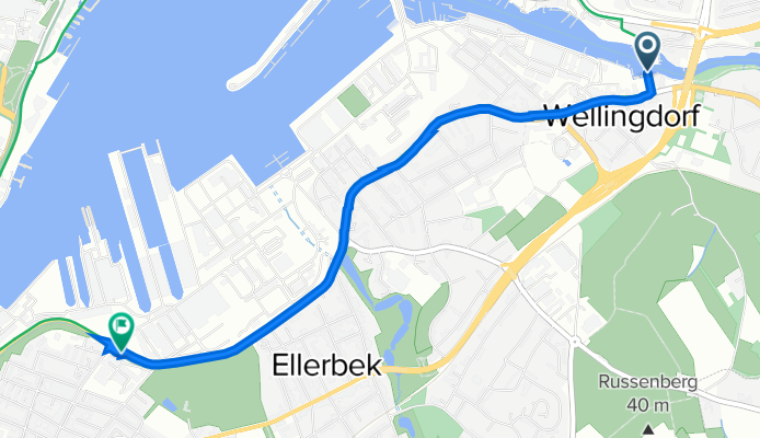 An der Holsatiamühle 14, Kiel nach Werftstraße, Kiel