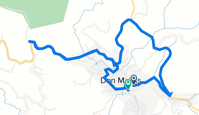 Donmatías, Don Matías a Carrera 29 27-100–27-2, Don Matías