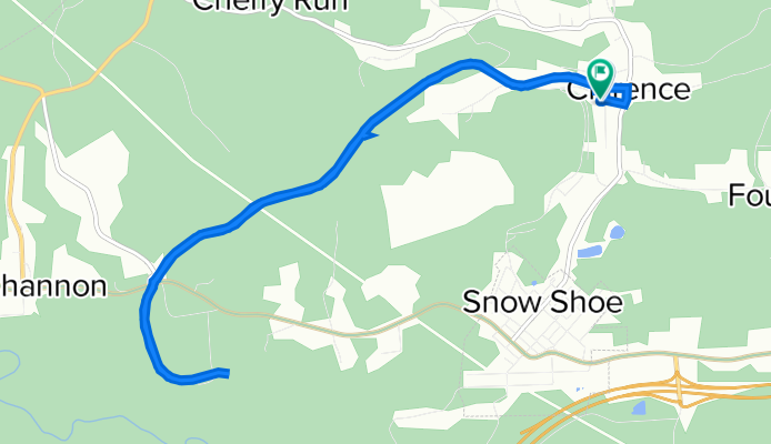 103 Chestnut Rd, Snow Shoe to 103 Chestnut Rd, Snow Shoe