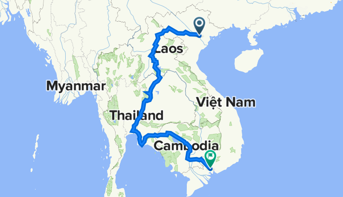 vietnam laos cambodia
