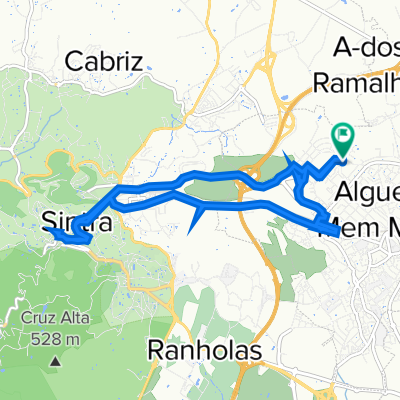 De Rua Doutor Coutinho Pais 84, Algueirão-Mem Martins a Rua Doutor Coutinho Pais 84, Algueirão-Mem Martins