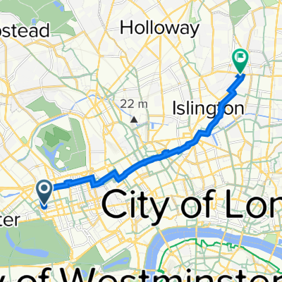 Wythburn Court, Seymour Pl, London to Taransay Walk, London