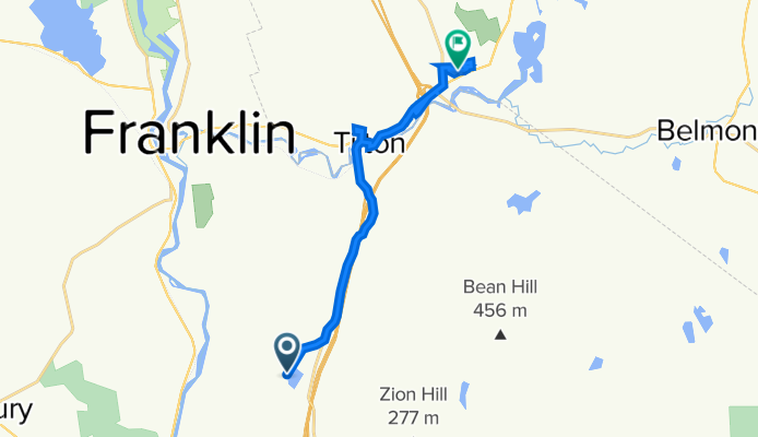 Sandogardy Pond Road 182, Northfield to Laconia Road 120, Tilton